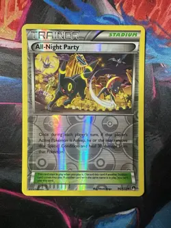 Pokemon XY Breakpoint 2015 All-Night Party Umbreon Card 96/122 Reverse Holo (NM) - Image 1