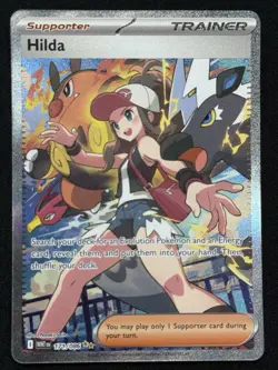 Pokemon TCG Hilda 171/086 Special Illustration White Flare Trainer Card (NM) - Image 1
