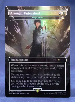 Armiger Unleashed - Forge Anew - FOIL - Secret Lair Final Fantasy SLD - Ex NM - Image 1