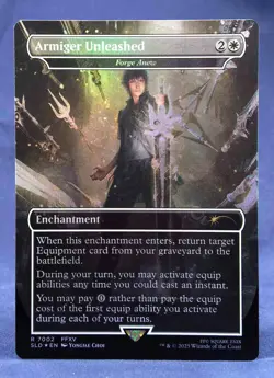 Armiger Unleashed - Forge Anew - FOIL - Secret Lair Final Fantasy SLD - Ex NM - Image 2