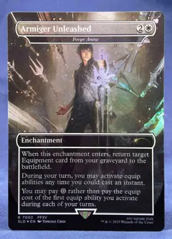 Armiger Unleashed - Forge Anew - FOIL - Secret Lair Final Fantasy SLD - Ex NM - Image 3