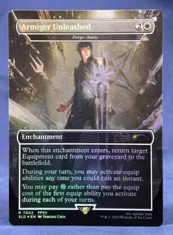 Armiger Unleashed - Forge Anew - FOIL - Secret Lair Final Fantasy SLD - Ex NM - Image 4