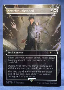 Armiger Unleashed - Forge Anew - FOIL - Secret Lair Final Fantasy SLD - Ex NM - Image 5