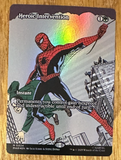 MTG Marvel Eternal-Legal, Heroic Intervention - Foil - Image 1