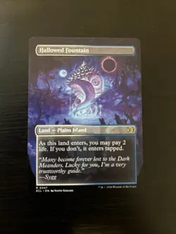Hallowed Fountain - R0347 Reg (Borderless) Lorwyn Eclipsed - MTG - NM - Image 2