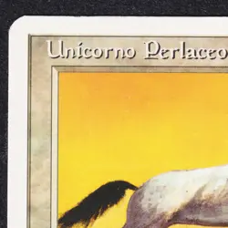 ***Pearled Unicorn*** MTG 4th Edition FWB Magic the Gathering ITA Excellent LP - Image 3