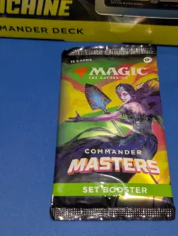 MTG March of The Machine Commander Deck Calvary Charge Plus CM set booster pack - Image 2