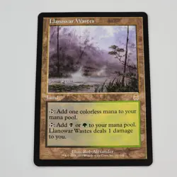 MTG Llanowar Wastes - Apocalypse Rare Magic The Gathering NM/M (Never Played) - Image 1