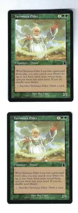 2x Yavimaya Elder - Urza's Destiny - Magic The Gathering NM/M (Never Played) - Image 1