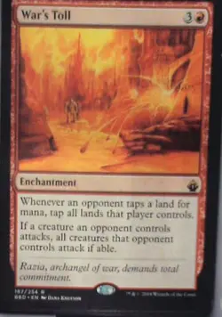 War's Toll - Battlebond: #187, Magic: The Gathering Lp C288 - Image 1