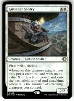 Kinscaer Sentry 22 NM Foil MTG Lorwyn Eclipsed Magic - Image 1