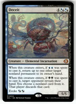 Deceit 212 NM MTG Lorwyn Eclipsed Magic - Image 1