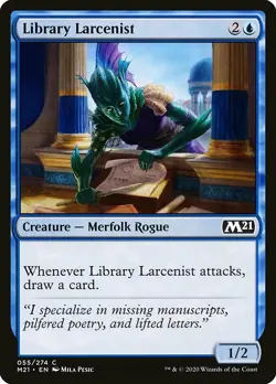 MTG Library Larcenist Core Set 2021 055/274 Regular Common X4 - Image 1