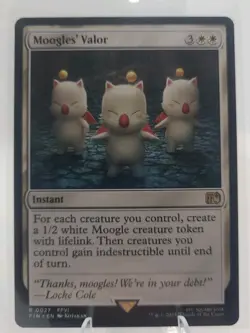 Moogles' Valor #0027 R Regular MTG Final Fantasy NM - Image 1