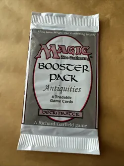 MTG - Antiquities Booster Pack - Magic the Gathering Factory Sealed 1994 742818065023 - Image 1