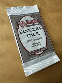 MTG - Antiquities Booster Pack - Magic the Gathering Factory Sealed 1994 742818065023 - Image 2