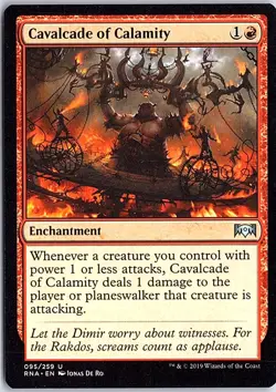 Cavalcade of Calamity U Ravnica Allegiance 95 LP MTG - Image 1