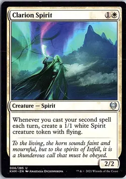 Clarion Spirit U Kaldheim 6 LP MTG - Image 1