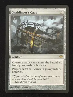 1x MTG Grafdigger's Cage - Dark Ascension (DKA) #149 - Magic the Gathering - Image 1