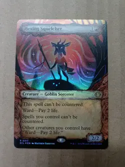 Hexing Squelcher ECL #317 Foil Showcase Art NM MTG - Image 1