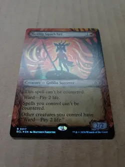 Hexing Squelcher ECL #317 Foil Showcase Art NM MTG - Image 2