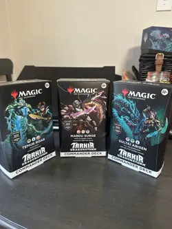 *NEW* Magic The Gathering: Tarkir Dragonstorm Commander Decks (Set of 3 Decks) - Image 1