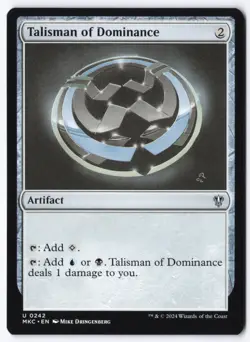 Talisman of Dominance U Commander: Murders at Karlov Manor 242 NM - Image 1