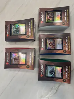 Magic The Gathering Strixhaven Commander Deck Set of 5 2021 School of Mages - Image 1