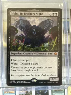 MTG: Maha, Its Feathers Night - Bloomburrow - Mythic Rare - Magic NM - Image 1