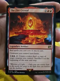 The Fire Crystal Final Fantasy Regular NM-M Unplayed MTG 0135 - Image 1