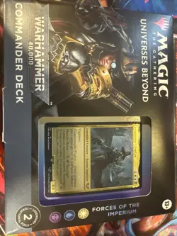 Magic The Gathering Warhammer 40k Forces Of The Imperium Commander Deck MTG - Image 1