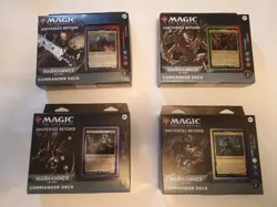 Wizards of the Coast Magic The Gathering Warhammer 40K Commander Deck- All 4 - Image 1
