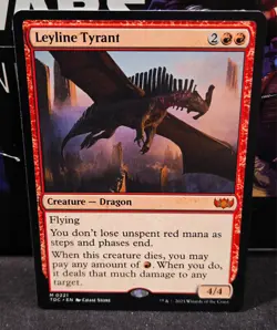 magic the gathering - Leyline Tyrant - Creature - Dragon - Mythic - Flying - Image 1