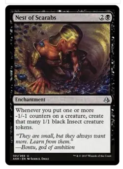 Nest of Scarabs Amonkhet Regular- NM/M - Image 1