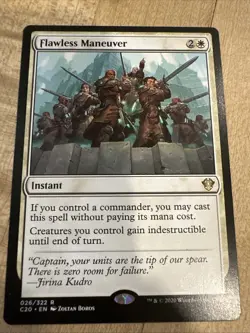 1x Flawless Maneuver NM-Mint, English Commander 2020 MTG Magic - Image 1
