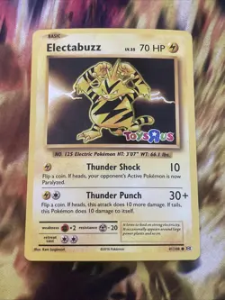 Pokemon TCG Electabuzz Promo Toys R Us 41/108 Holo - Image 1