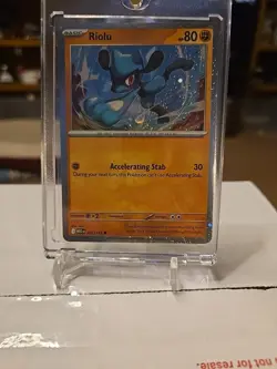 Pokemon Riolu (76/132) Mega Evolution LP HOLO- Cosmos - Image 1