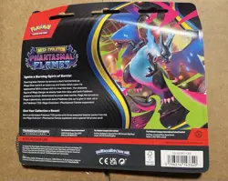 Pokemon TCG Mega Evolution Phantasmal Flames 3 Pack Blister Sneasel Promo NEW 🔥 - Image 2