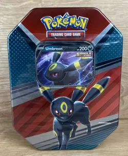 Pokemon TCG Heros Tin Umbreon V 2022 Sealed - Image 1