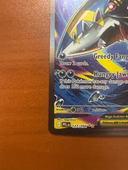 2025 Pokemon Phantasmal Mega Sharpedo ex Special Illustration Rare #127/094 - Image 4