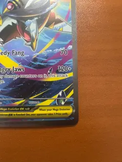 2025 Pokemon Phantasmal Mega Sharpedo ex Special Illustration Rare #127/094 - Image 5