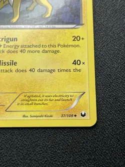 Pokemon Jolteon 37/108 Dark Explorers Non-Holo MP / DMG - Image 5