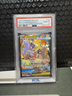 2025 Pokemon Mega Evolution Kangaskhan EX Special Illustration Rare PSA 10 - Image 1