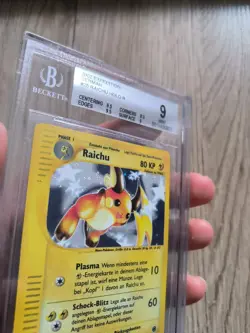 RAICHU POKEMON #25 2002 EXPEDITION HOLO BGS 9 - Image 2
