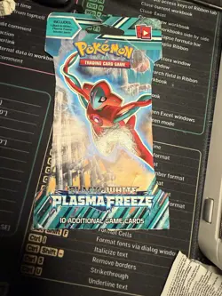 Pokemon Black & White Plasma Freeze Sleeved Booster Pack (Deoxys Art) Sealed R - Image 2
