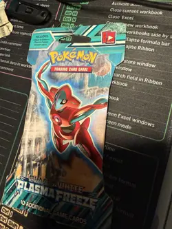 Pokemon Black & White Plasma Freeze Sleeved Booster Pack (Deoxys Art) Sealed R - Image 3