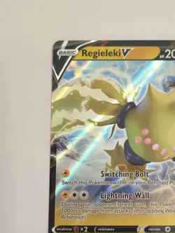Pokemon TCG Regieleki V SWSH280 - Black Star Promo Crown Zenith - Image 2