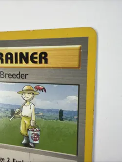 Pokemon Breeder Trainer 76/102 Base Set Pokemon 1999 LP - Image 5