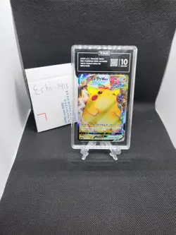 TAG 10 GEM MINT JAPANESE POKEMON 2021 PIKACHU VMAX 046/184 VMAX CLIMAX S8b - Image 1