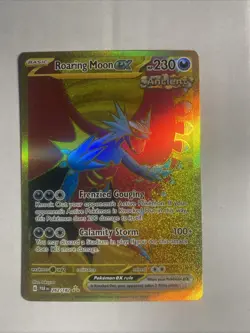Pokemon: 1x Roaring Moon ex - 262/182 - Hyper Rare - NM SV Paradox Rift - Image 1